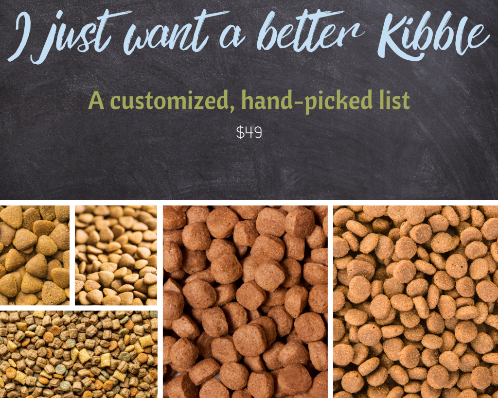 Just want a better kibble?